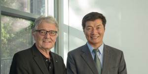 Sikyong Dr Lobsang Sangay with Mr Christoph Strässer, Human Rights Commissioner of the German Federal Government, in Hamburg, Germany, on 25 August 2014. Photo: Tibet.net