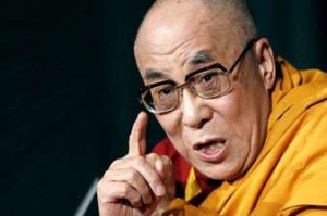 (File photo) The Dalai Lama, who announced that he was stepping down as political leader of the Tibetan govermment, speaks during a news conference in New York. 