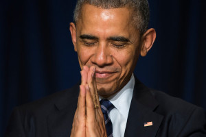 The Dalai Lama was an invited guest Thursday at the National Prayer Breakfast, and President Obama acknowledged him. Credit Evan Vucci/Associated Press 