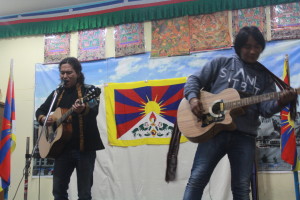 JJI exile brothers performing at the event.