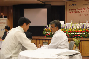 Sikyong Sangay in conversation with Kailash Satyarthi, 2014 Nobel Peace laureate. 