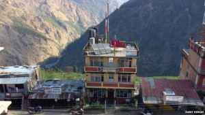 Dhunche in the Langtang mountains, near the Chinese border, has now been devastated. 