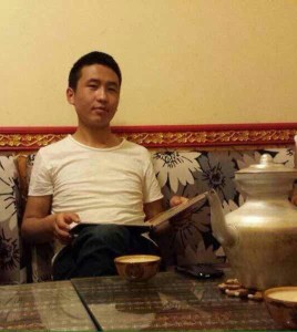 An undated photo of Tibetan poet Tenzin Kalsang sentenced to seven years in prison.