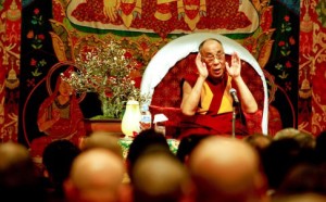 Exiled Tibetan spiritual leader the Dalai Lama was welcomed by India in 1959 but is still perceived as a threat by Beijing. Photo: EPA