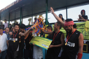 Drokpa Team, winner (men's category) of Martyrs Memorial Basketball Tournament.