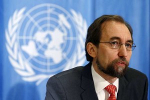 UN High Commissioner for Human Rights Zeid Ra'ad Al Hussein is concerned by China's clampdown on lawyers and activists. PHOTO: REUTERS