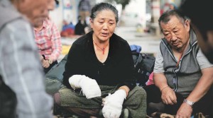Nyima Yangzom, mother of Dorjee Tsering, suffered minor burn injuries when she tried to save him. (Express Photo: Praveen Khanna) - See more at: http://indianexpress.com/article/cities/delhi/delhi-he-told-me-he-wanted-to-do-something-for-tibet-then-set-himself-on-fire-says-mother/#sthash.rGUDZ73O.dpuf