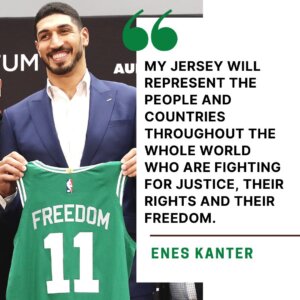 Enes Kanter Freedom Receives Human Rights Award After Being Ousted From NBA