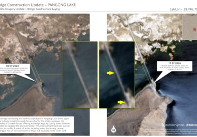 Satellite Expert Confirms Completion of China’s Controversial Pangong Tso Bridge