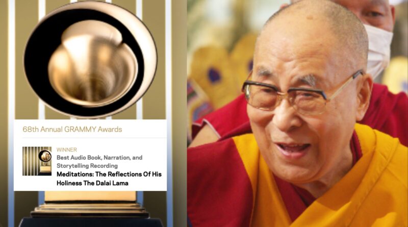 China Fumes as Dalai Lama Wins First Grammy at 90, Calls it ‘Anti-China’ Move 