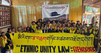 TYC Launches Dharamsala–Delhi ‘Black Hat March’ Protesting China’s Ethnic Unity Law