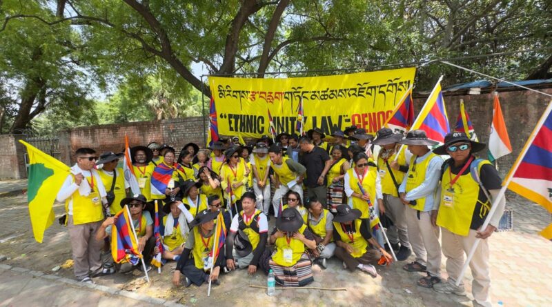 Tibetan Youth Congress Concludes 25-Day ‘Black Hat’ March in Delhi, Appeals to UN and PMO Over Tibet Crackdown