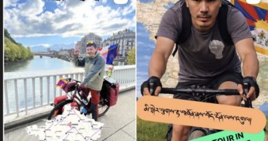 Tibetan Activist Pedals for Freedom, One French City at a Time