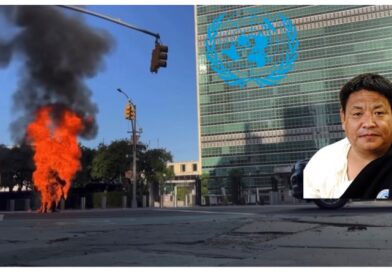 “Victory to Tibet, Victory to Tibetan Independence”: Tibetan Activist’s Final Video Message Before Self-Immolation Outside UN “Victory to Tibet, Victory to Tibetan Independence”: Tibetan Activist’s Final Video Message Before Self-Immolation Outside UN