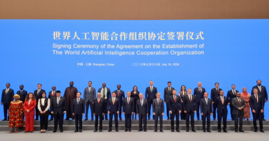 29 Countries Sign Up to China-Led AI Governance Body in Shanghai