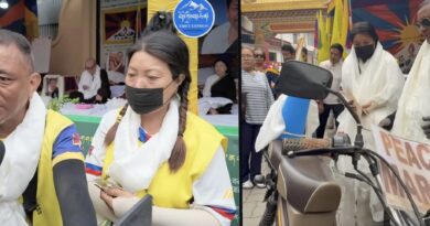 From Arunachal to Dharamsala:Tibetan Couple Completes 2,000Km Peace Ride to Honor Pawo Lobga Rangzen