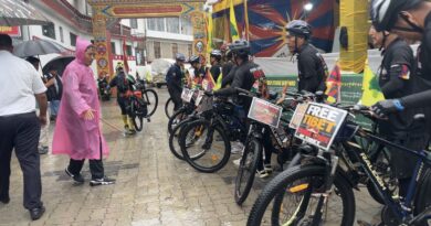 In Rain and Heat, Tibetan Activists Cycle 360 km to Dharamsala, Honouring Martyr Lobga Rangzen