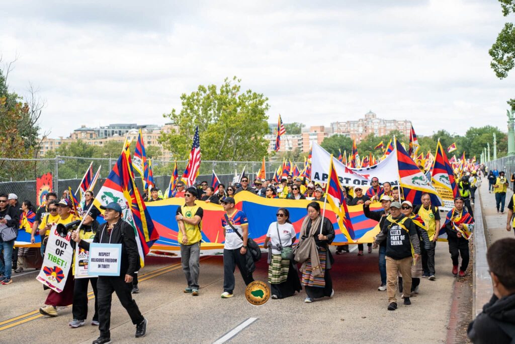 Tibetans Rally in Washington Against Xi Jinping’s Visit and China’s Policies