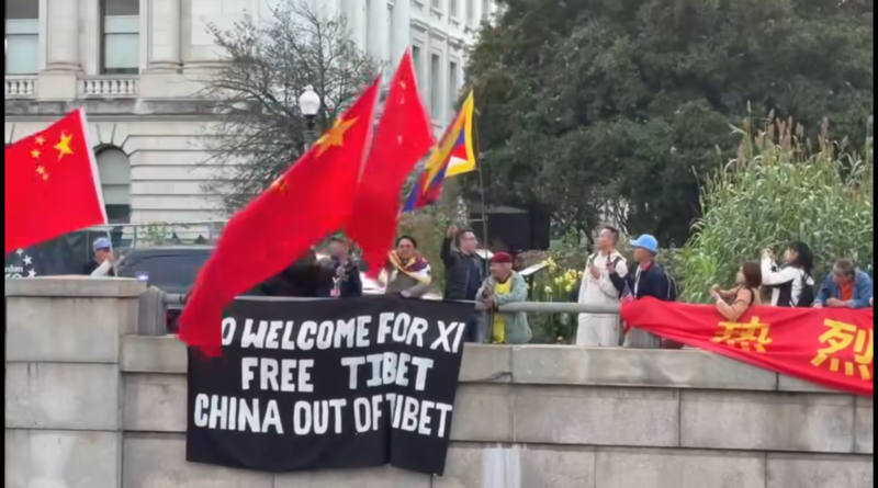 Tibetan Activists Protest Xi Jinping’s US Visit Amid Pro-China Confrontations Tibetan Activists Protest Xi Jinping’s US Visit Amid Pro-China Confrontations