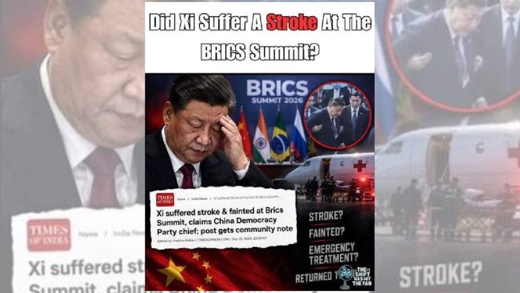 Did Xi Jinping Suffer a Stroke at BRICS and Hurry Home?
