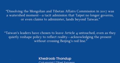 The ROC’s Quiet Retreat: Tibet, the Mainland, and the Constitution