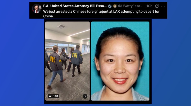California Arrest Brings Renewed Focus on China’s Transnational Repression