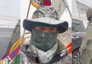 Heavy Snow Forces Tibetan Peace Marcher to Turn Back Near Sershu Heavy Snow Forces Tibetan Peace Marcher to Turn Back Near Sershu